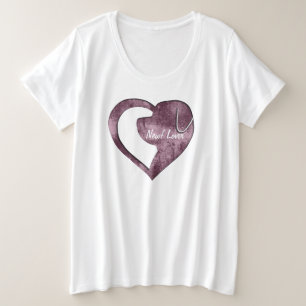 Camiseta con logotipo de cabeza de Newf personaliz
