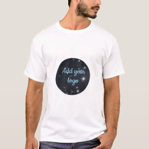 Camiseta con logotipo de empresa personalizado y c