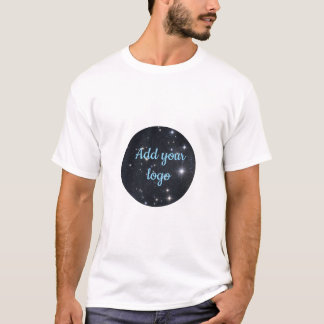 Camiseta con logotipo de empresa personalizado y c
