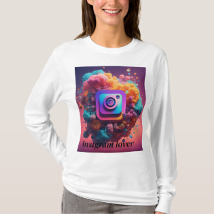 Camiseta con logotipo de Instagram Dreamy Watercol