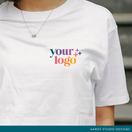 Camiseta con logotipo de ropa promocional para peq