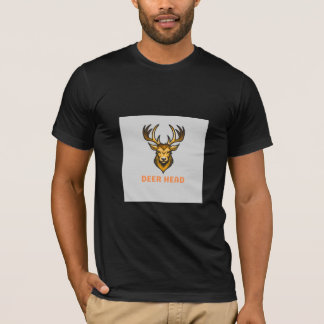camiseta con logotipo Deer Head