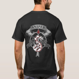 Camiseta con logotipo del francotirador
