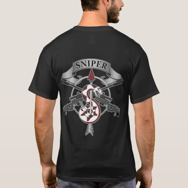 Camiseta con logotipo del francotirador (Reverso)