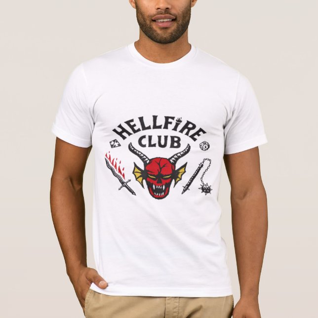  Camiseta con logotipo del Hellfire Club (Anverso)