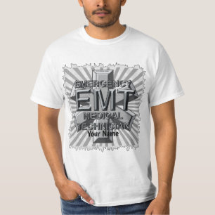 Camiseta con logotipo Gris EMT