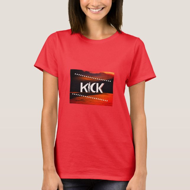 Camiseta con logotipo Kick - Diseño audaz y modern (Anverso)