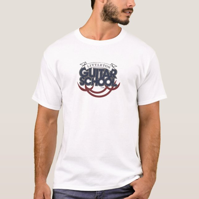 Camiseta con logotipo LGS blanco sencillo (Anverso)