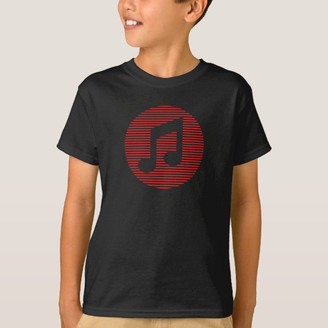 Camiseta con logotipo musical (Anverso)