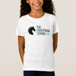 Camiseta con logotipo negro para niños