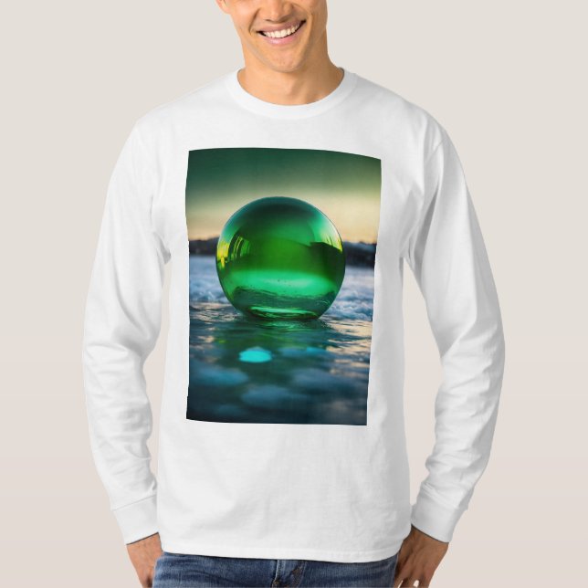 Camiseta con logotipo Neon Green Xbox - Efecto de  (Anverso)