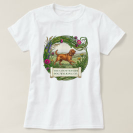 Camiseta con logotipo personalizado para paseador