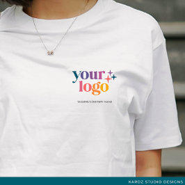 Camiseta con logotipo promocional de personalizado