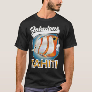 Camiseta con logotipo retro fabuloso de Tahití
