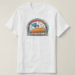 Camiseta con logotipo Troutdog Records