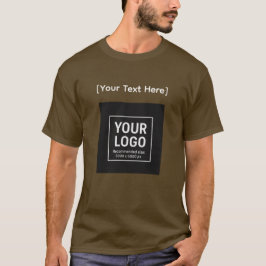 Camiseta con logotipo y texto personalizable del c