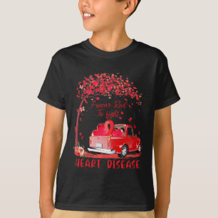Camiseta Con Los Lazos Rojos Me Pongo Rojo Para Luchar Cont
