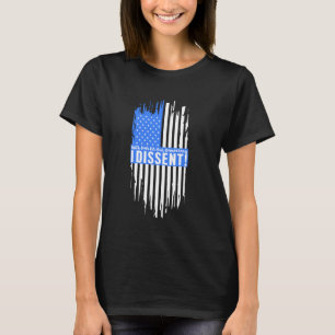 Camiseta Con Miedo A Nuestra Democracia, ¡Discrepo! America