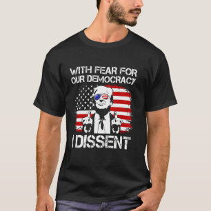 Camiseta Con Miedo A Nuestra Democracia, Dissiento De Inmun