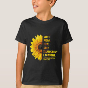 Camiseta Con Miedo Por Nuestra Democracia, No Tengo Razón C