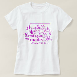 Camiseta Con miedo y maravillosamente hecho