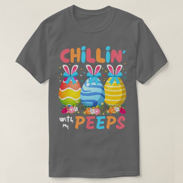 Camiseta Con Mis Peeps Divertido conejo De Pascua (Diseño del anverso)