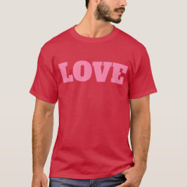 Camiseta con monograma "LOVE"