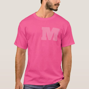 Camiseta con monograma "m"