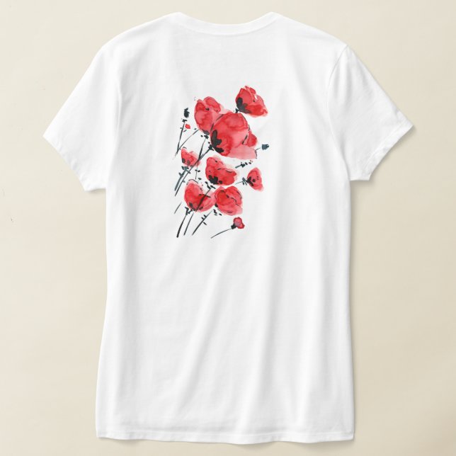 Camiseta con motivo de Flor de Cerezo (Distribución Reverso )