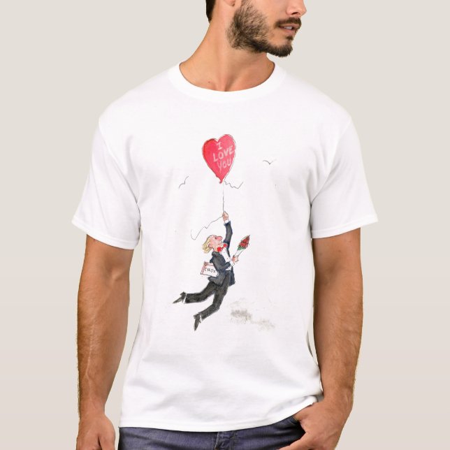 Camiseta con motivo de San Valentín (Anverso)