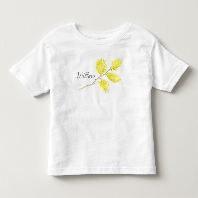 Camiseta con nombre de arte amarillo (Anverso)