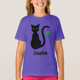 Camiseta con nombre de gato negro (hijo)