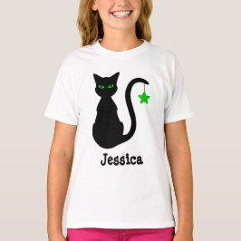 Camiseta con nombre de gato negro (hijo)