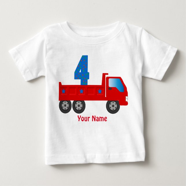 Camiseta con número 4 (Anverso)