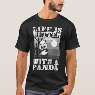 Camiseta Con Panda Bear Animal Retro 5