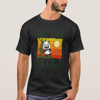 Camiseta Con Panda Bear Animal Retro 6