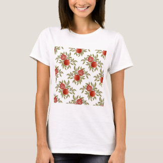 Camiseta con patrón de granada colorido – Fruta Ro