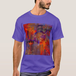 Camiseta con perspectiva geométrica