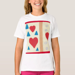 Camiseta con pliegues para niña