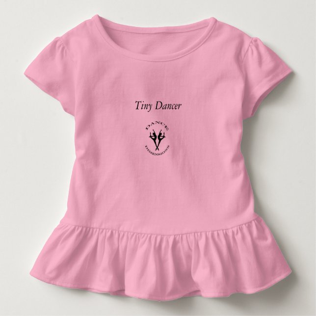 Camiseta con pliegues para niños pequeños (Anverso)