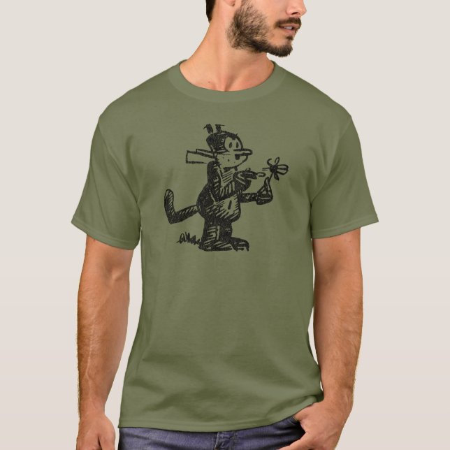 Camiseta con problemas de gato Personalizado de ép (Anverso)
