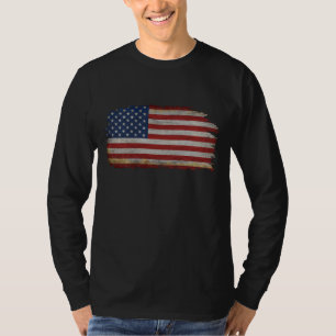 Camiseta con regalo patriótico de bandera american