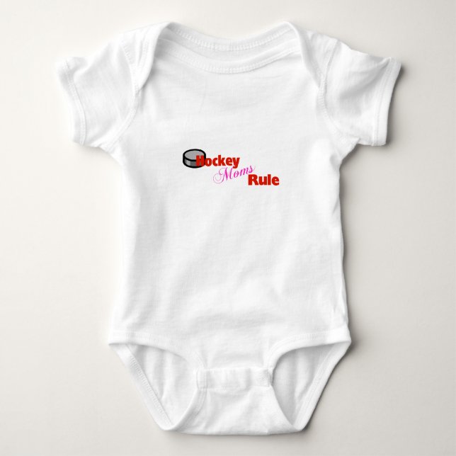 Camiseta con reglas de hockey para mamás (Anverso)