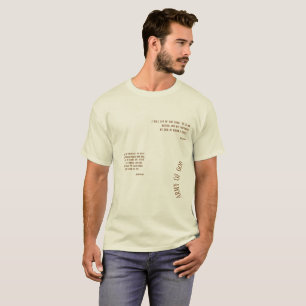 Camiseta con salmos "Ejército de Dios"