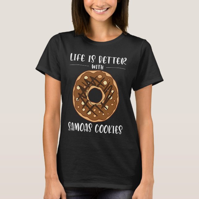 Camiseta con Samoas Cookies (Anverso)
