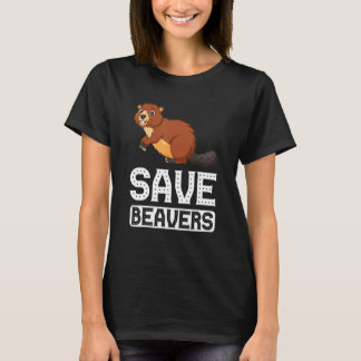 Camiseta Con Save Bieber Team Movement