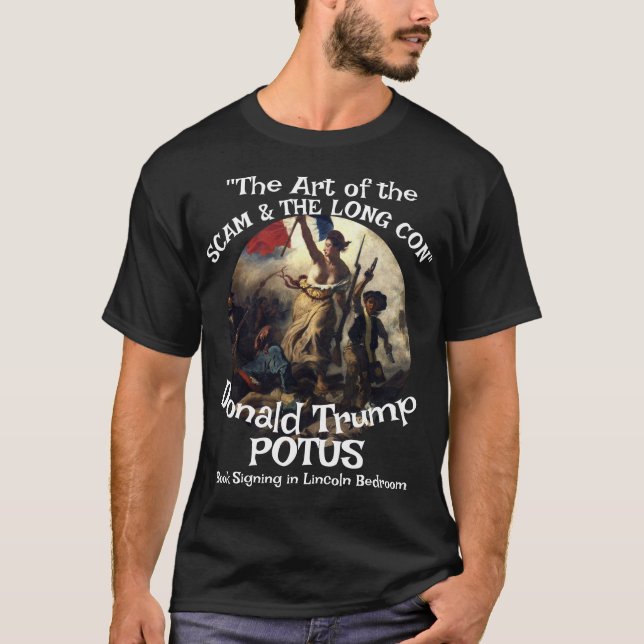 Camiseta Con Scam Dog Secuestro Arte De" Firma De Libro De  (Anverso)