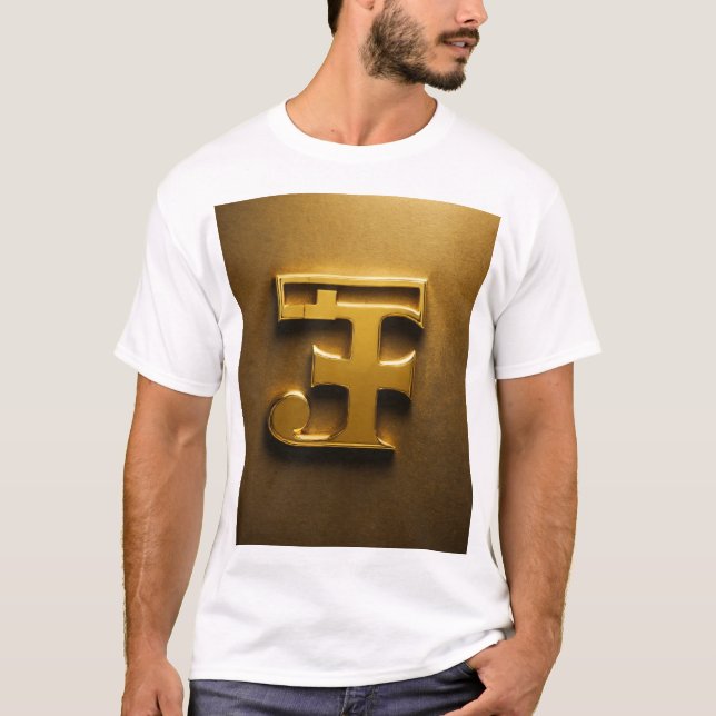 Camiseta con signo Gold Plus encantada (Anverso)