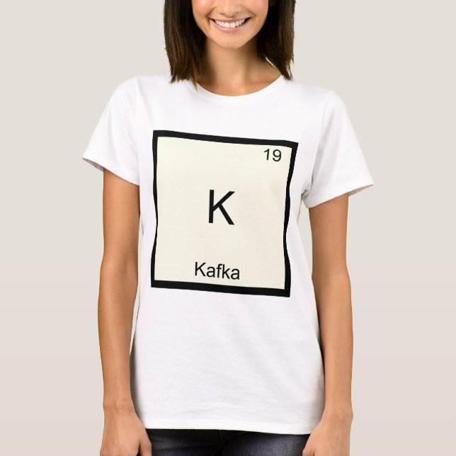 Camiseta con símbolo de elemento químico divertido (Anverso)