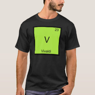 Camiseta con símbolo del elemento de química diver